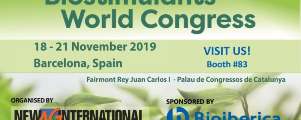 Bioibérica participará activamente en el 4º Congreso Mundial de Bioestimulantes, que este año se celebra en Barcelona