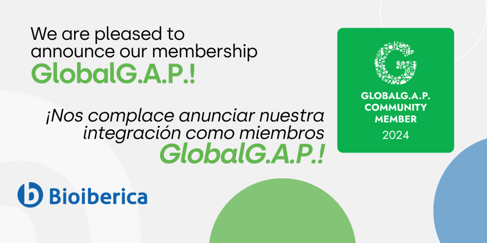 We are pleased to announce our membership in GLOBALG.A.P. 2024