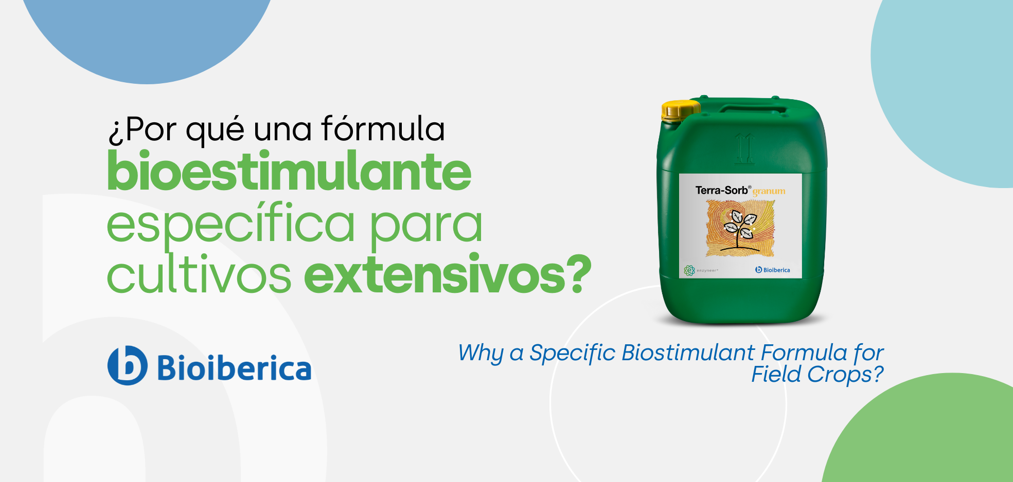 ¿Por qué una fórmula bioestimulante específica para cultivos extensivos?