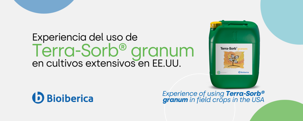 Experiencia del uso de Terra-Sorb® granum en cultivos extensivos en EE.UU.