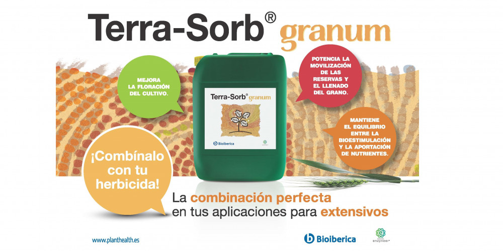 Bioibérica lanza Terra-Sorb® granum, un bioestimulante especialmente indicado para cultivos extensivos