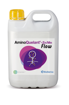AminoQuelant®-Zn/Mn Flow, nutrición biodisponible solución al estrés vegetal